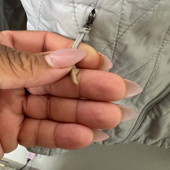 Patagonia Nano Puff Jacket Women’s Small Silver Gray Quilted Insulated - Picture 3 of 11